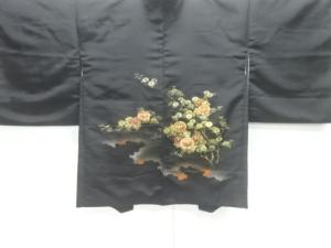 菊模様織り出し絵羽織